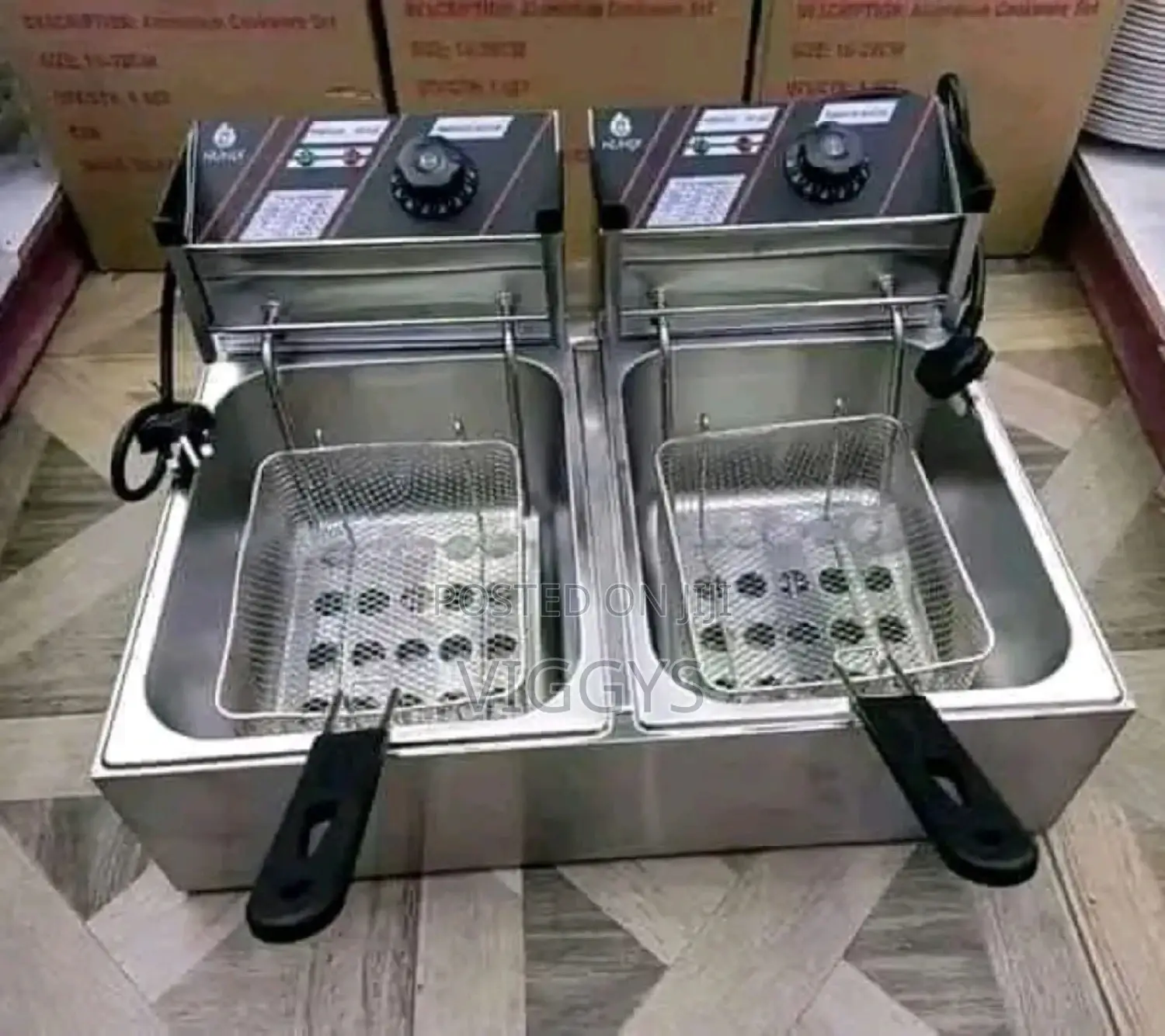 Original Nunix Double Deep Fryer 6l +6l