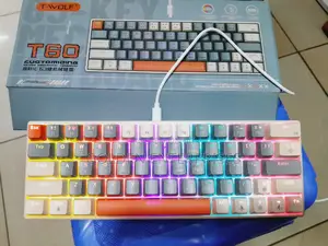 T60 63 Key Mechanical Keyboard With Type C Wired Cable