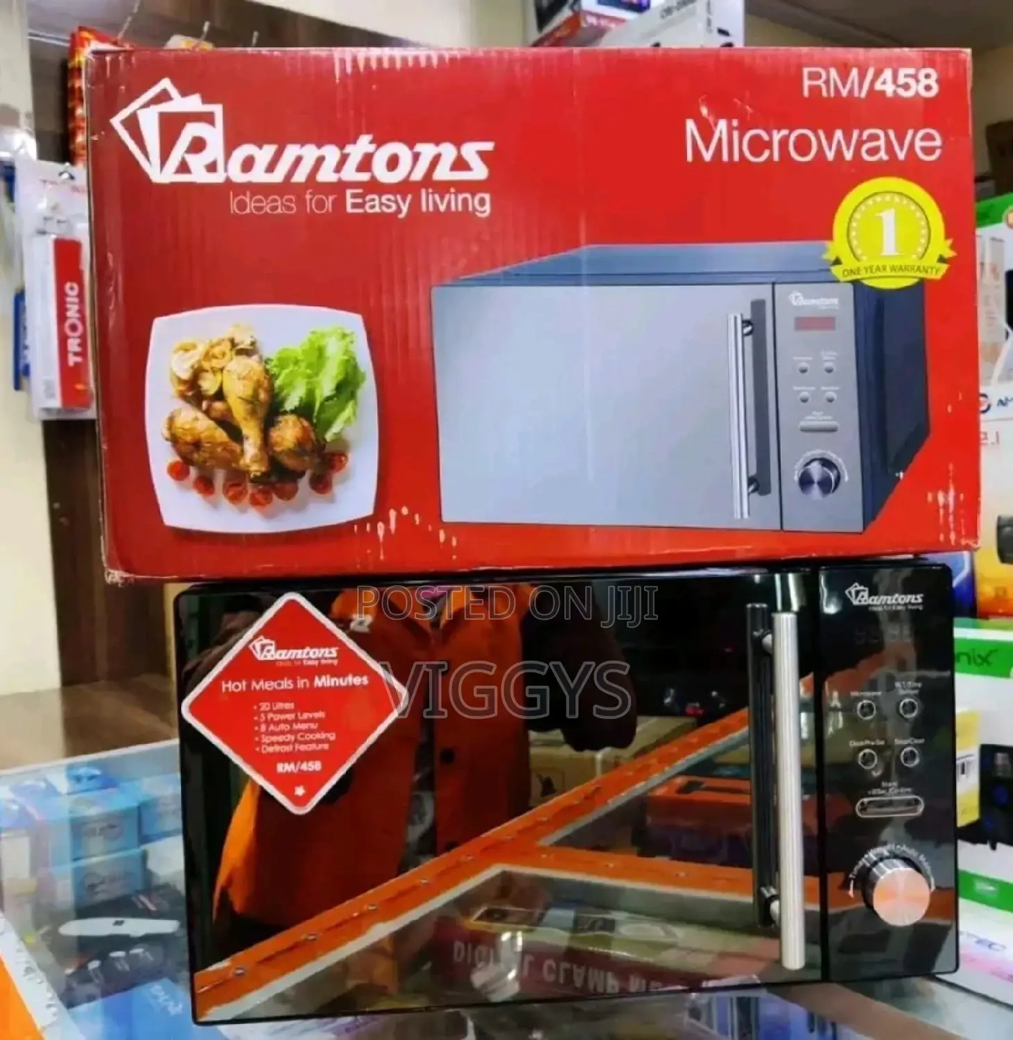 Good Quality Ramtons 20 Litres Microwave Rm 458