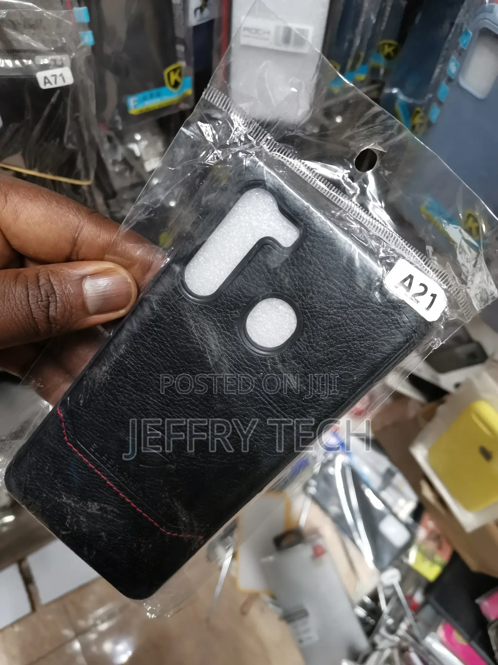 Autofocus Samsung A21 Case Back Cover Black