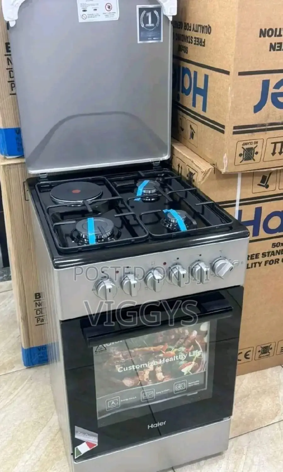 Awesome Haier 50 by 60 Standing Cooker