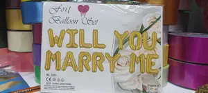 Will You Marry Me Letter Foil