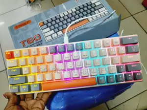 T60 RGB Back-Light 63 Key Mechanical Keyboard, Type C Cable