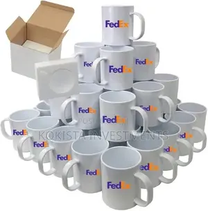White Printed Mugs