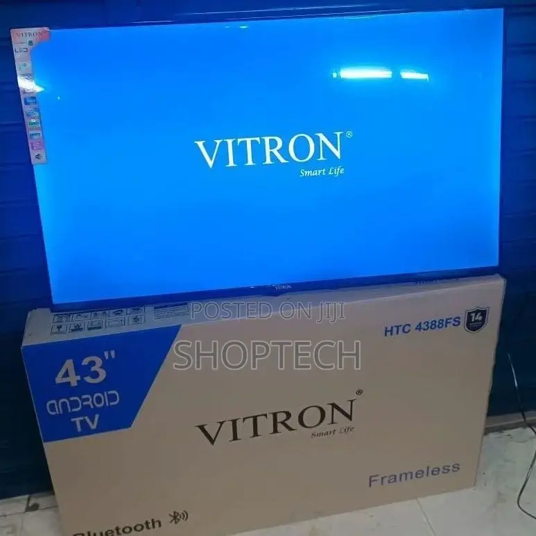 Vitron 43inch Smart Android Tv With Bluetooth