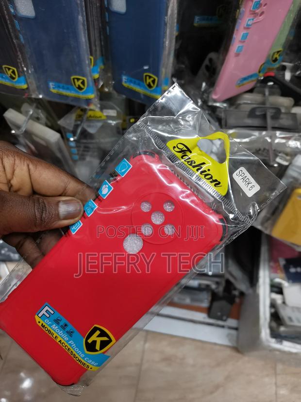 Silicone Case Compatible With Tecno Spark 6 - thumbnail 3