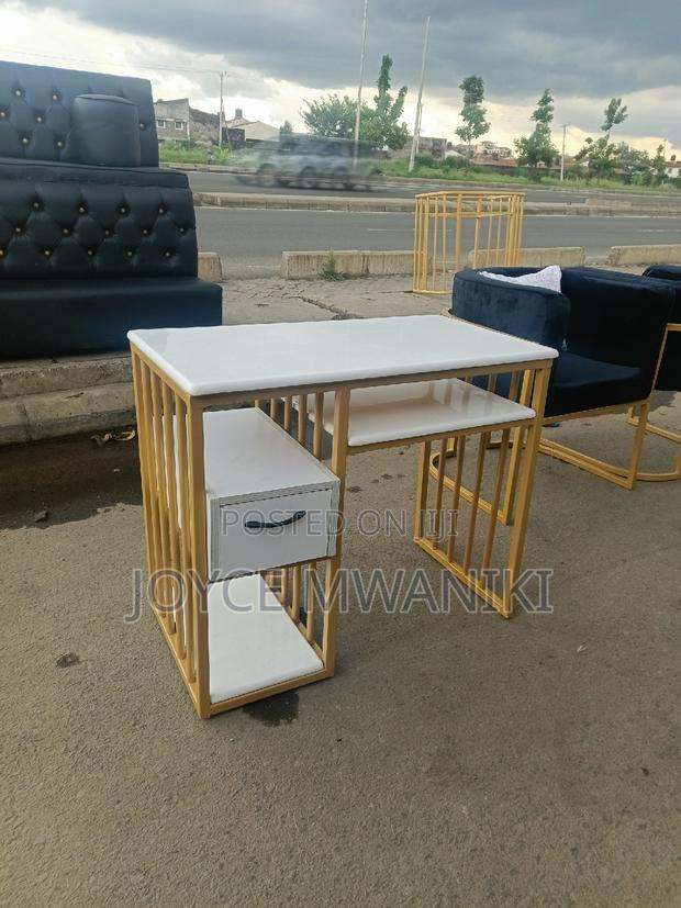 Manicure Marble Table, White - main view