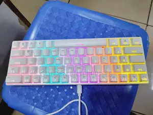 White 63 Key Mechanical Keyboard