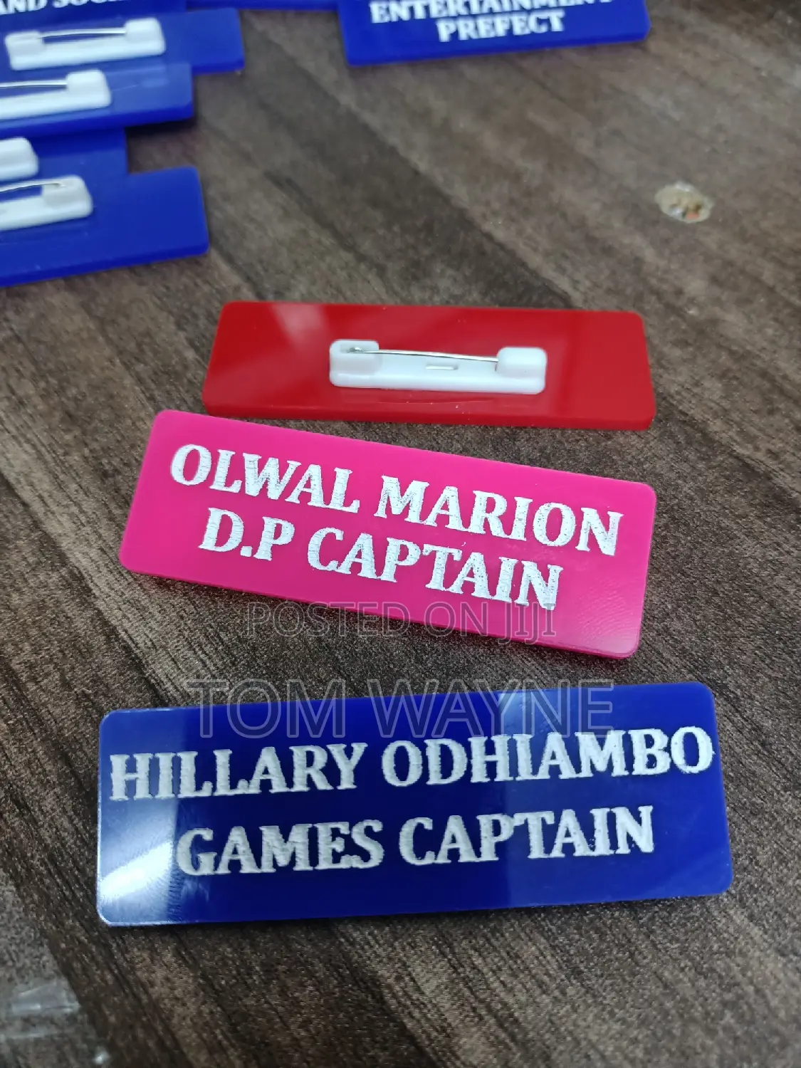 Prefect Name Tags