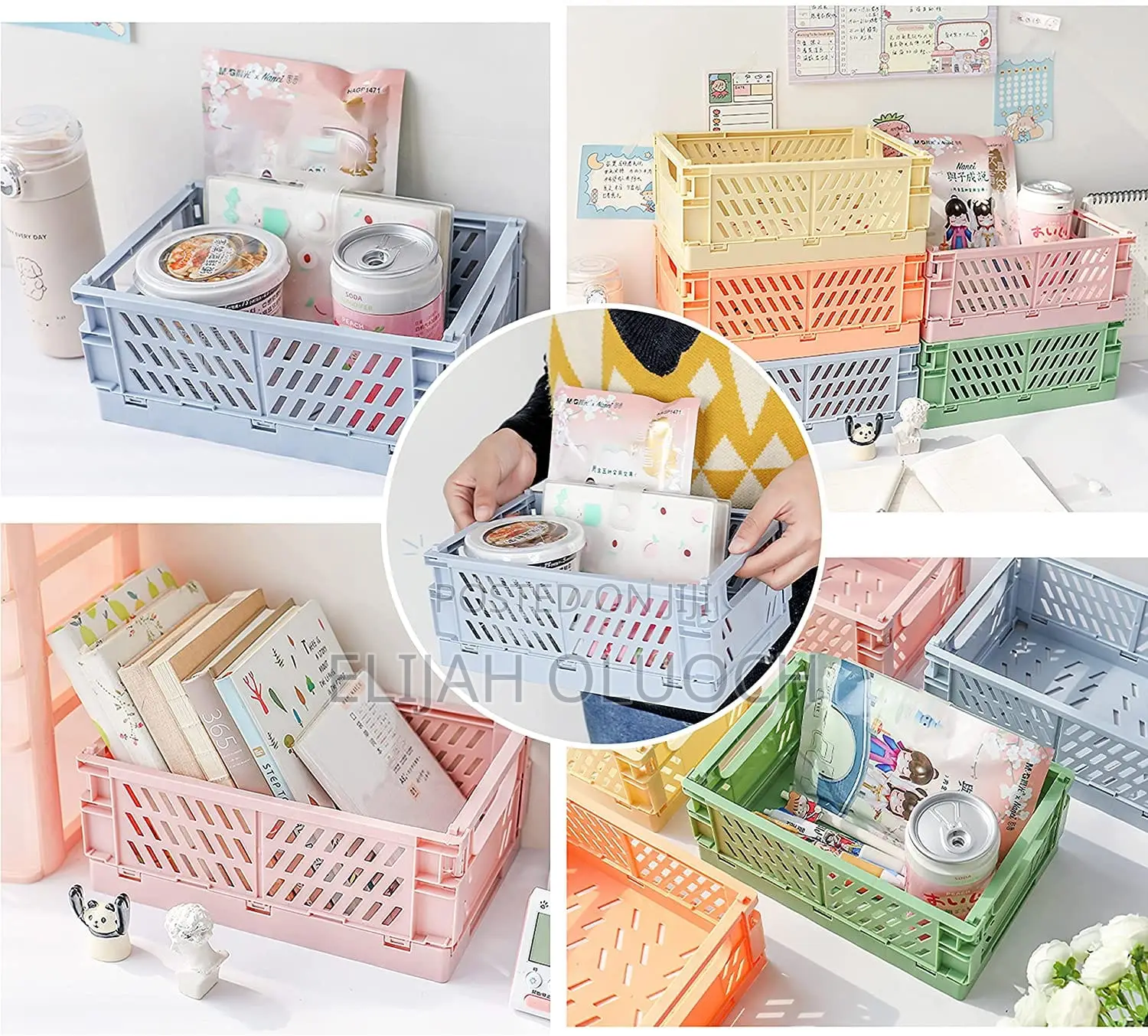 *Space Saving Detachable Foldable Basket