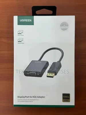 UGREEN Displayport Male to VGA Female Converter (Black) - DP