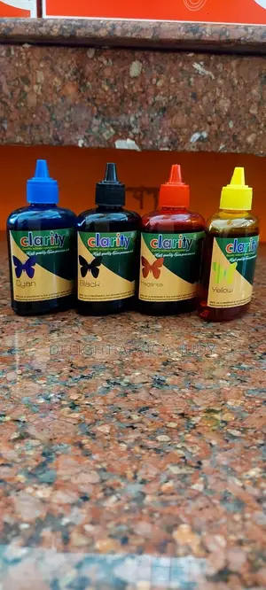 Cyan, Magenta, Yellow and Black Clarity Epson Printer Inks
