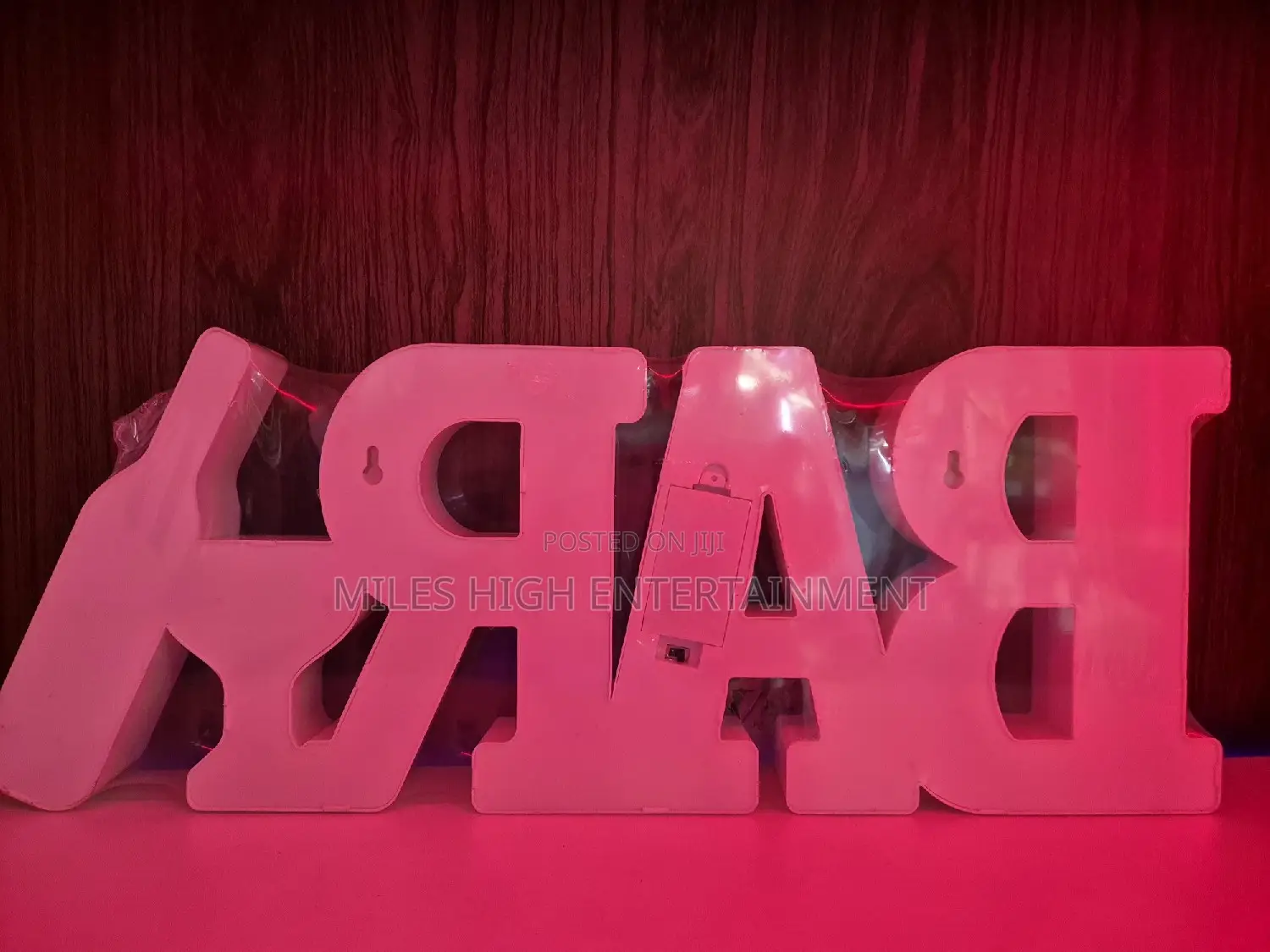 Bar Sign 3D LED Letter