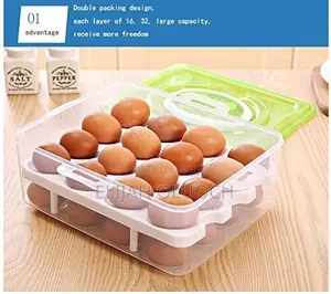 2 Layer 32pc Egg Storage Container