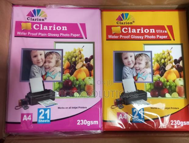 Clarion A4 Photo Papers Available - main view