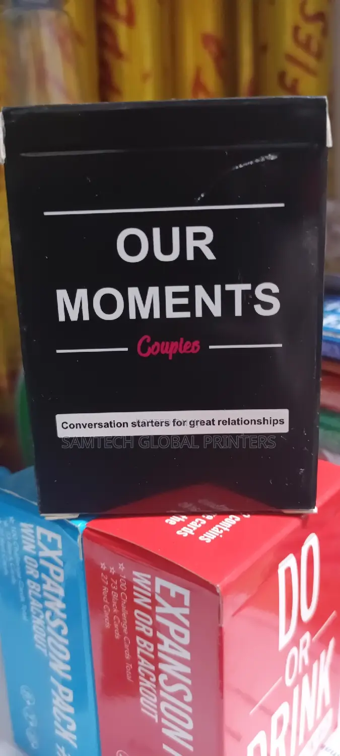 Game Cards for Couples