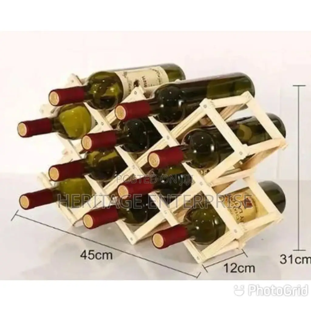 Wine Wooden Bottle Rack