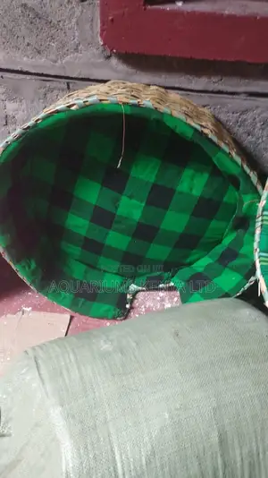 Greenblack Masai Thatched Dog Bed 27"