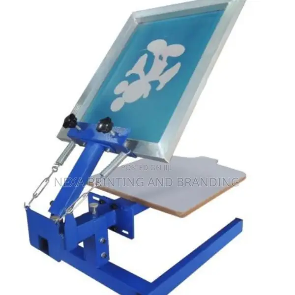 Screen Printing Machine - One Colour One Station Screen Printer