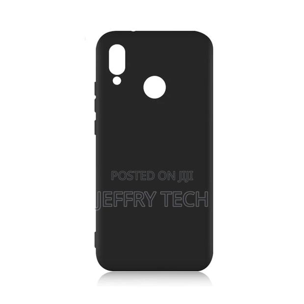 Black Matte TPU Silicone Cover for Huawei P20 - main view