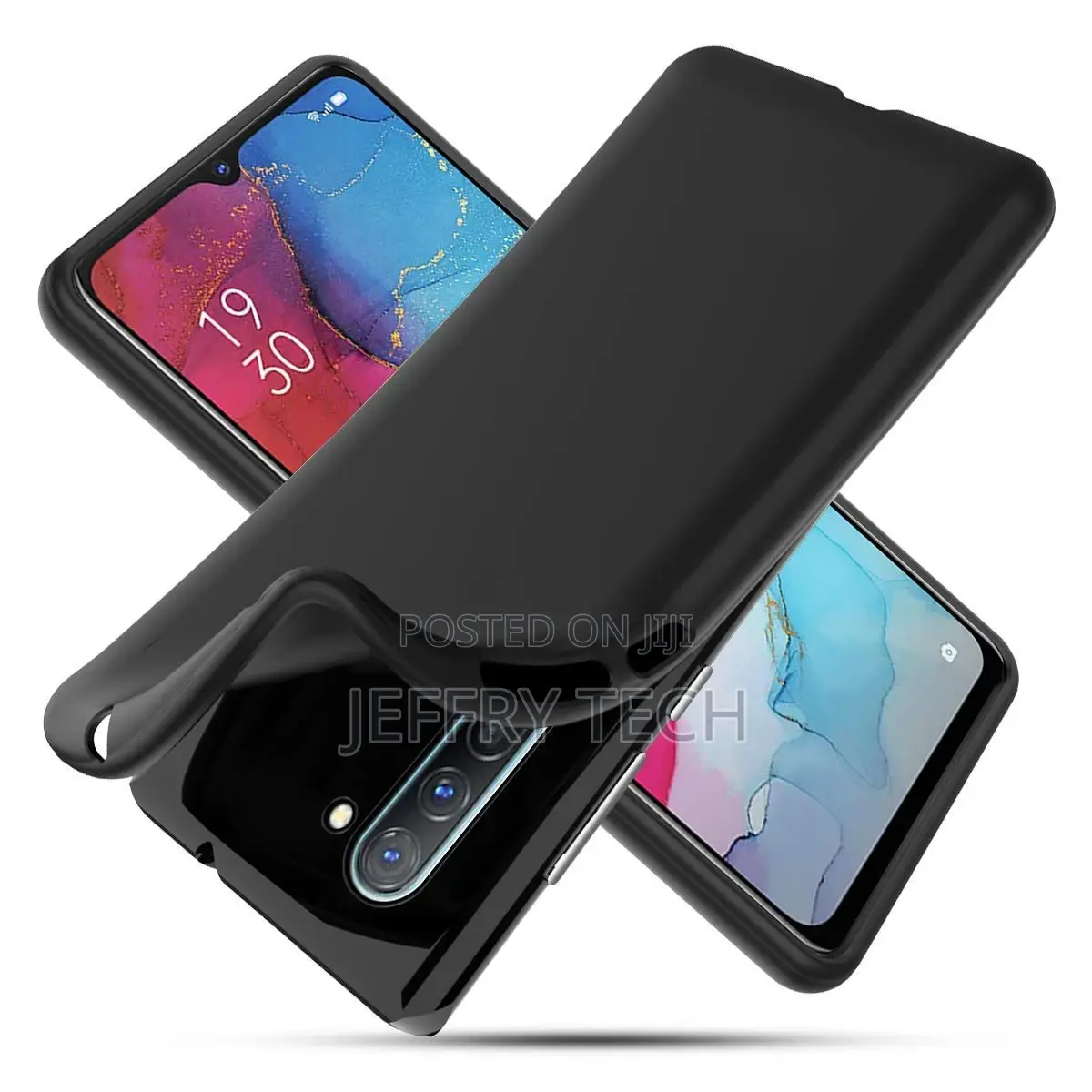 Oppo Reno 3, EXLUSIVE Silicon Pudding With Anti Dust Plugs