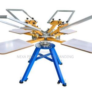 Screen Printing Machine _four Colours Four Stations - main view