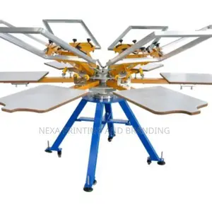 Screen Printing Machine - Six Colours Six Stations