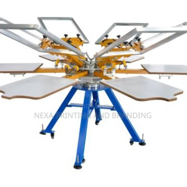 Screen Printing Machine - Six Colours Six Stations - thumbnail 2