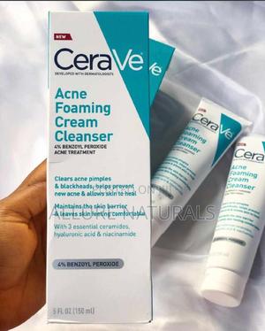 Cerave Acne Foaming Cream Cleanser With 4% Benzoyl Peroxide