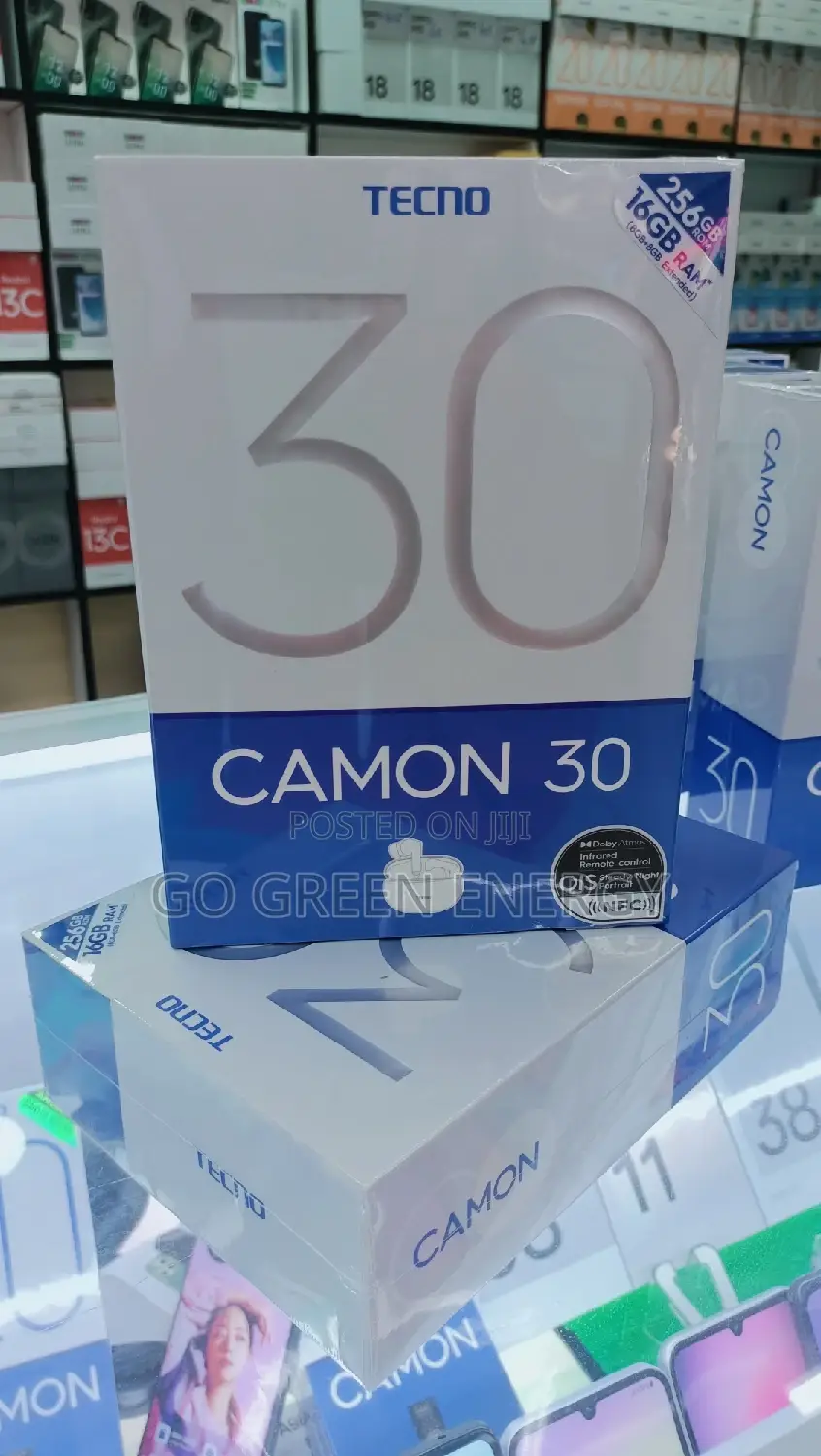 New Tecno Camon 30 256 GB Black