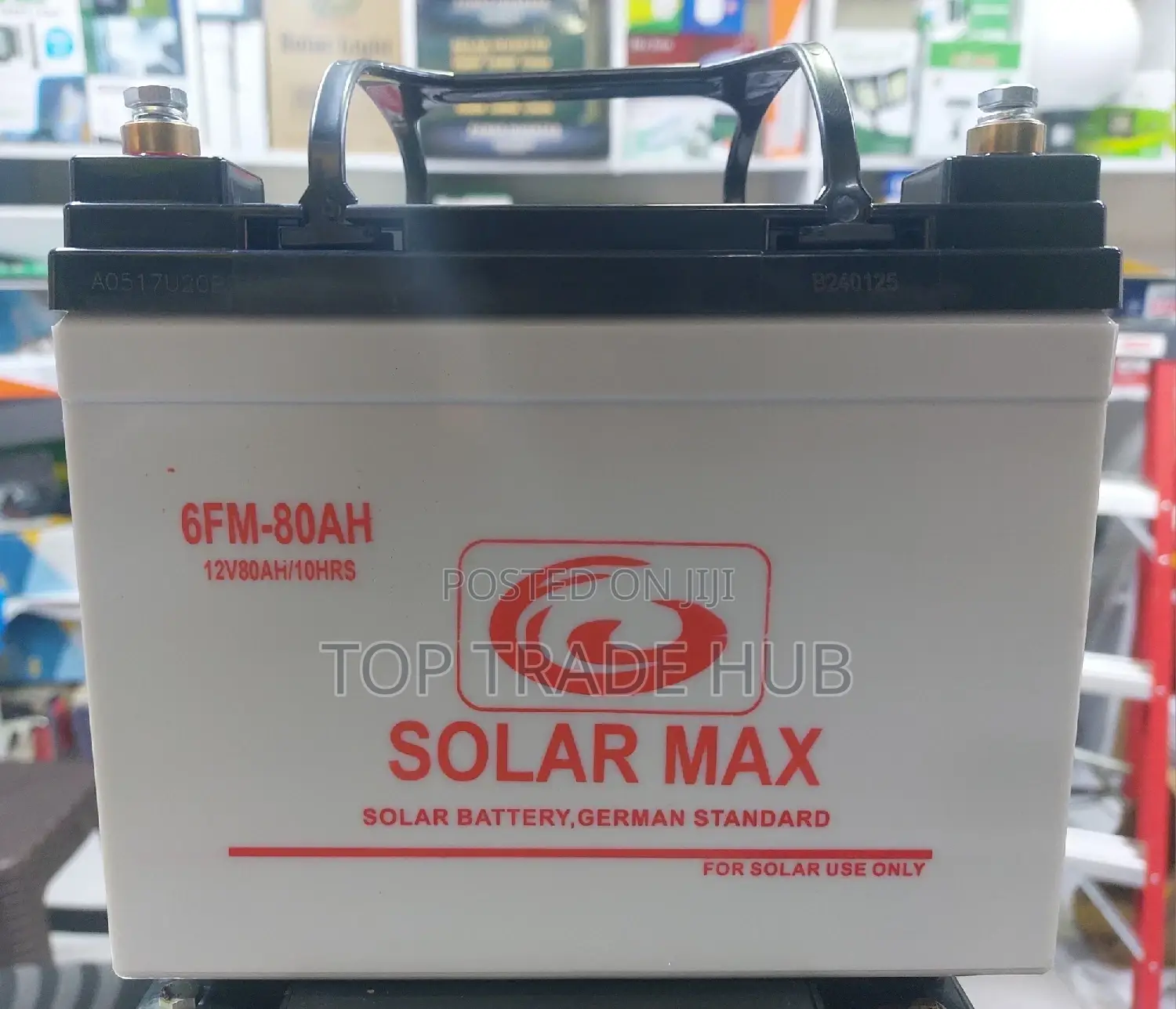 Solar Max Battery 12v80ah 10hrs