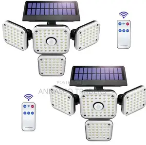 4 Heads Solar Outdoor Motion Sensor Security Lights