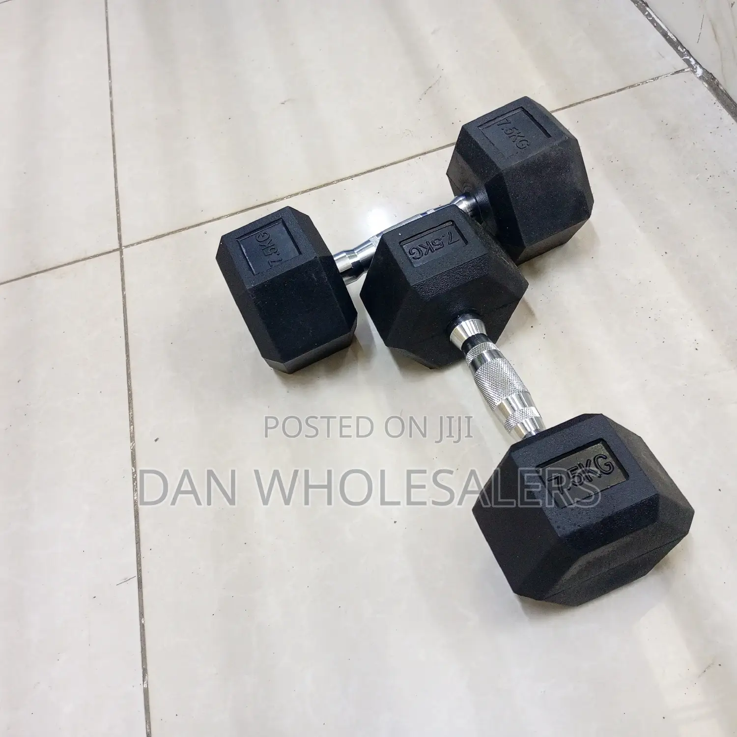 7.5kg Dumbell -Hexagonal Dumbell Quality Pair
