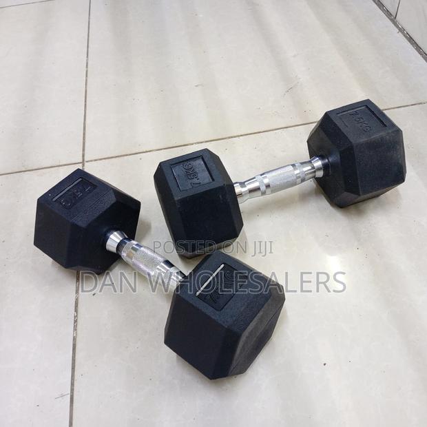 7.5 Kilograms Hexagonal Dumbbell - main view