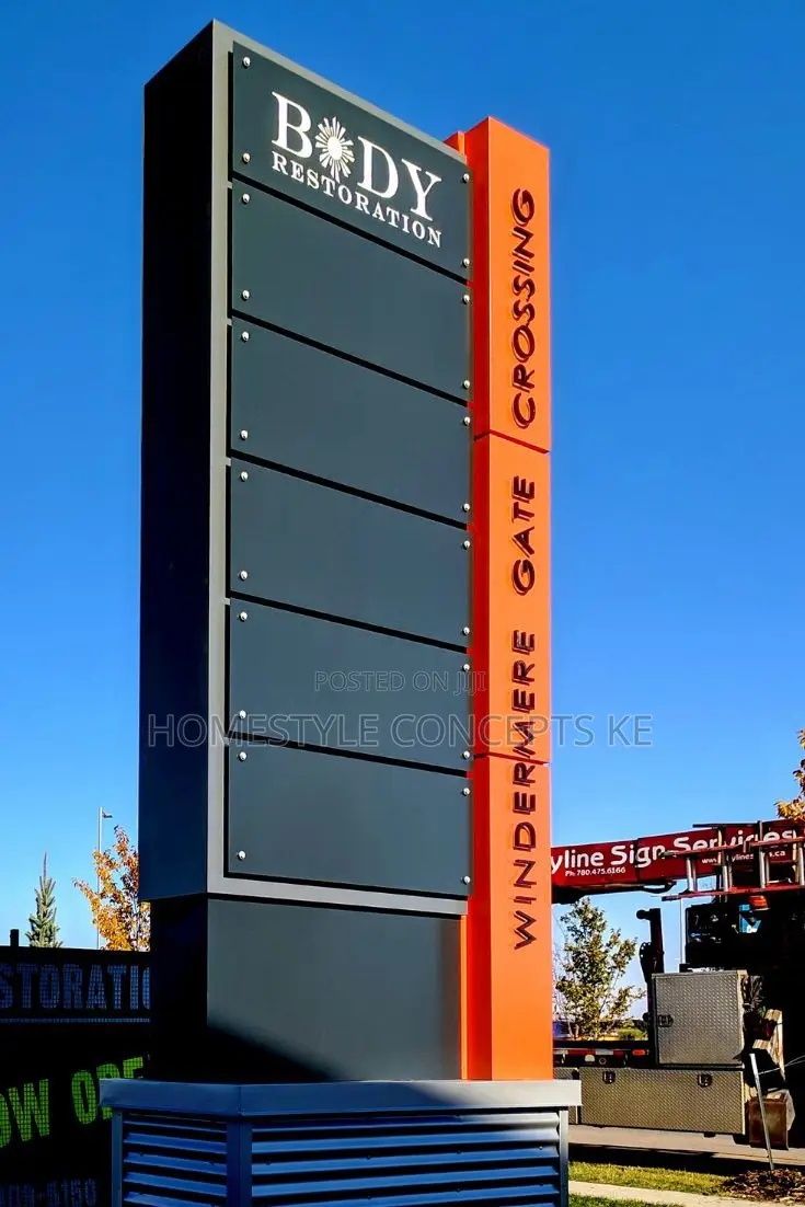 Monument Signage and Lighting