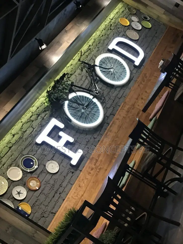 Wall Logo Branding Signage Neon Lighting 3D Plaques