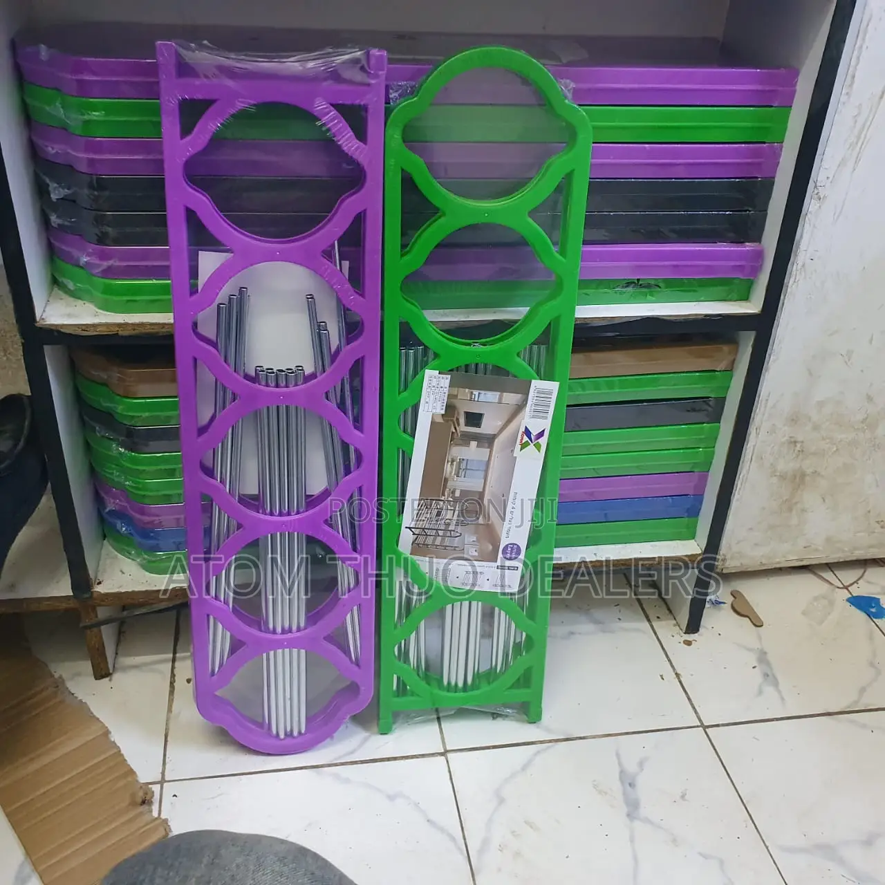 Portable Plastic Shoe Rack
