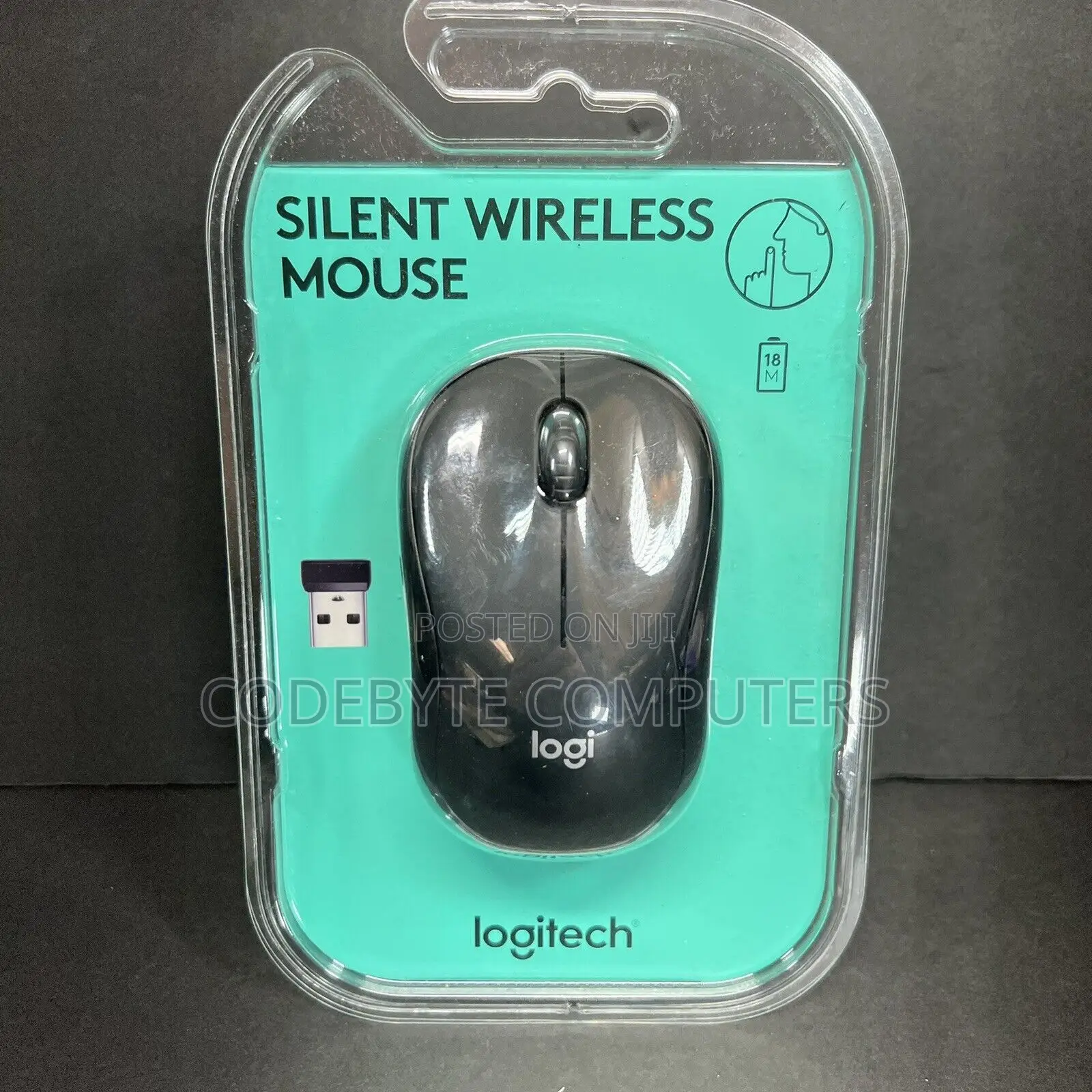 Logitech M220 Silent Mouse – Charcoal OFL – 2.4GHZ