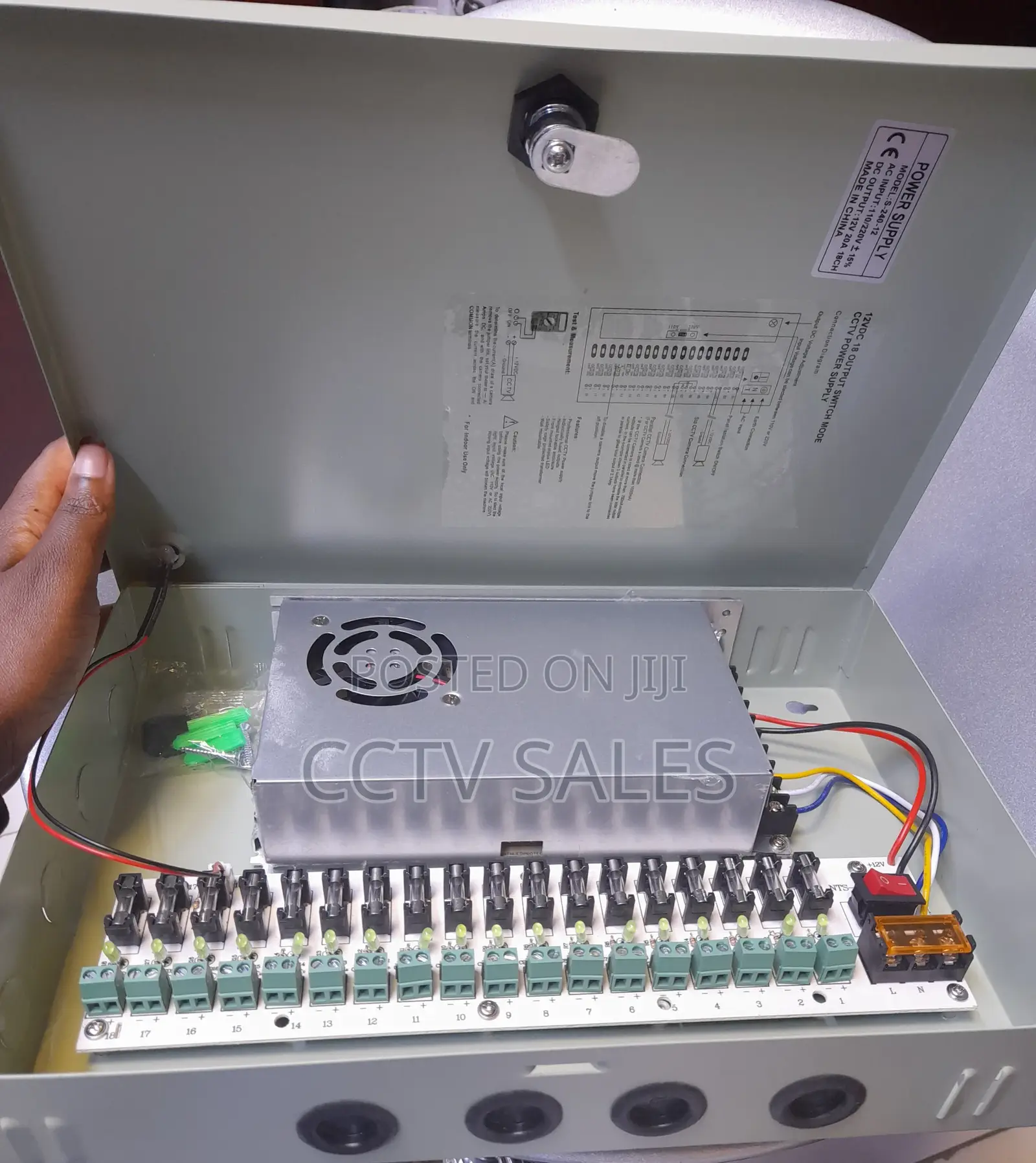 12V 20A FUSED Power Supply Unit