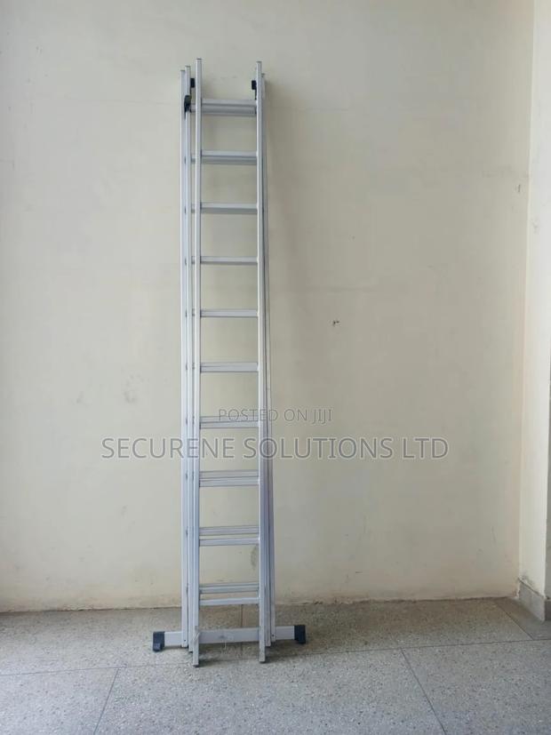 Aluminium Triple Extension Ladders 3*10/26ft - thumbnail 3