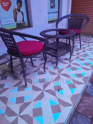 Modern Cushioned 2 Seater Outdoor Set