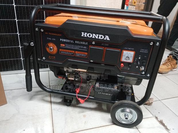 Honda 5.5kw Gasoline Generator With Wheels - main view