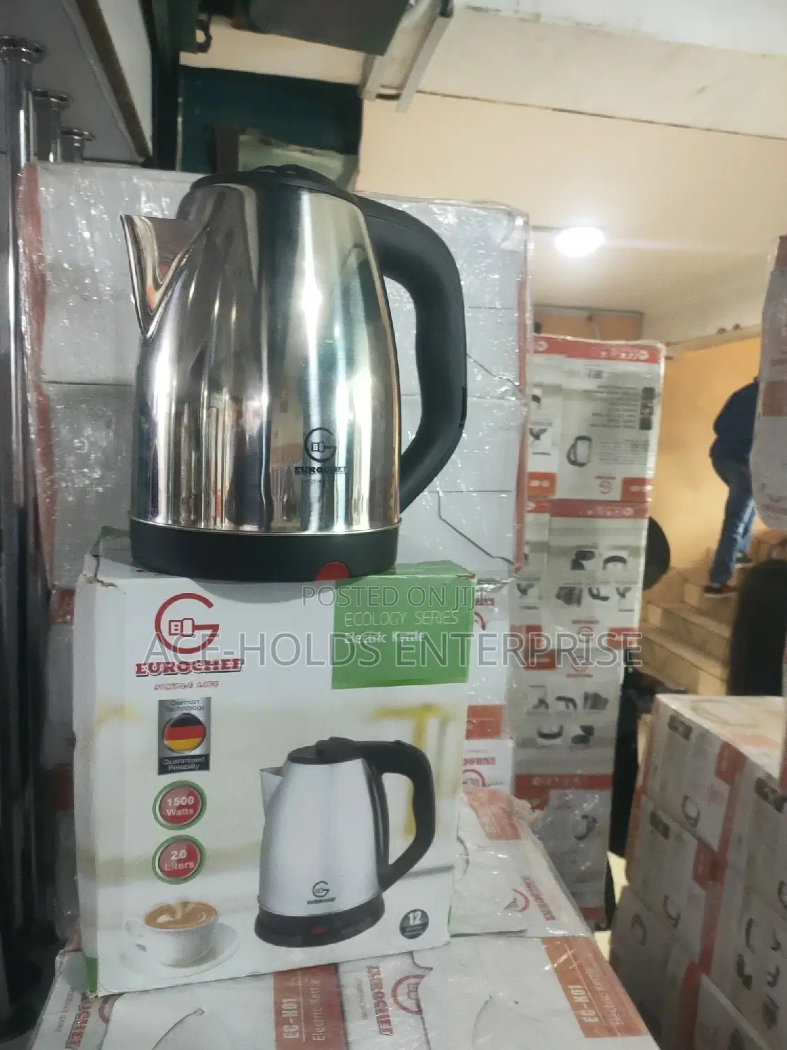 Electric Kettle,2 Litres Eurochef Electric Kettle,