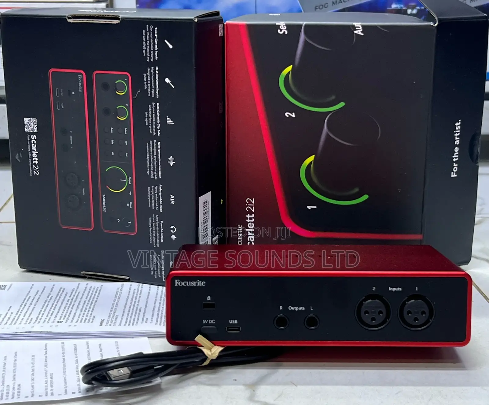 Focusrite Scarlett 2i2 4th Gen USB Audio Interface New