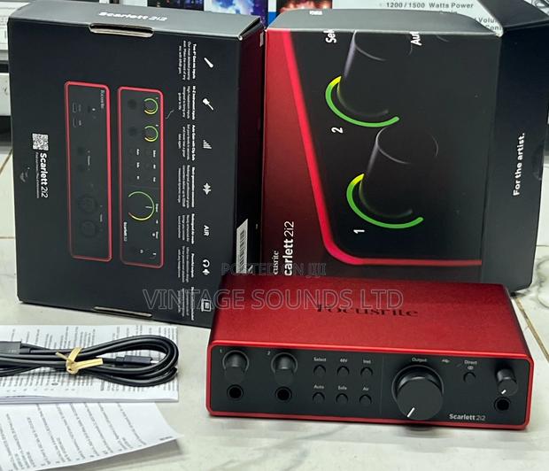 Focusrite Scarlett 2i2 4th Gen Usb Studio Audio Interface - main view