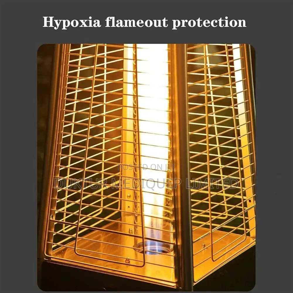 Pyramid Glass Tube Patio Heater
