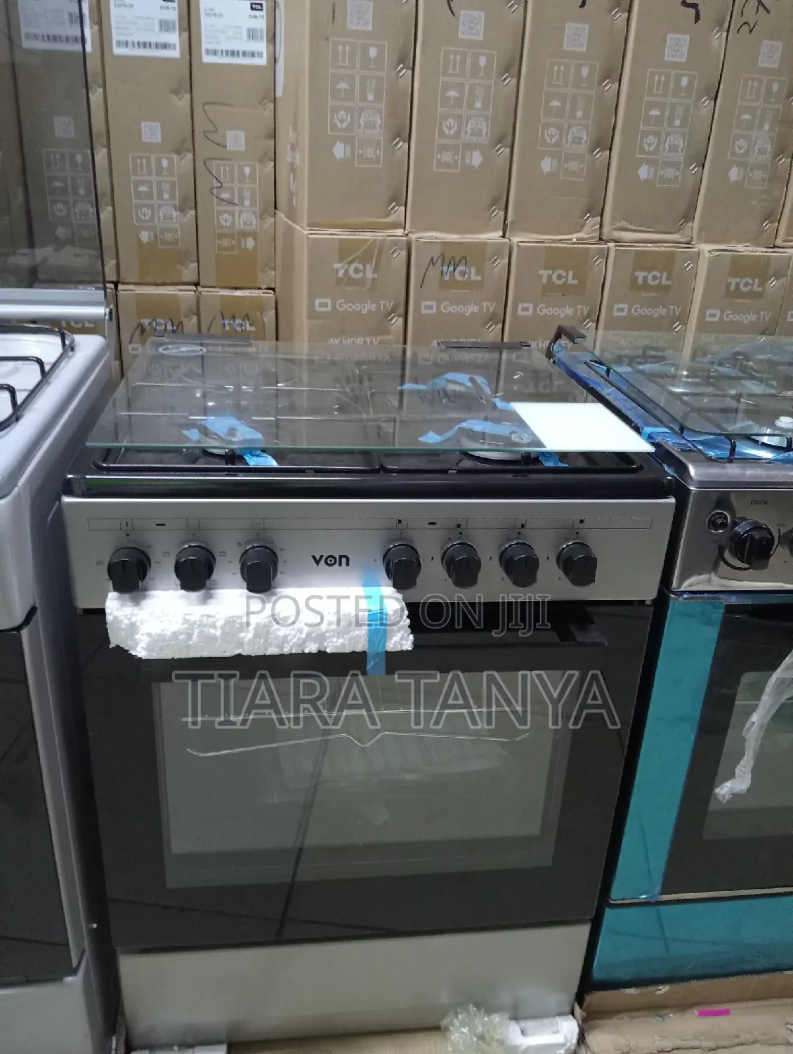 Von 60 by 60 Cooker 3gas and I Electric Cooker
