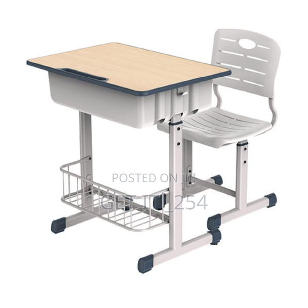 Student Desk and Chair With Adjustable Heights