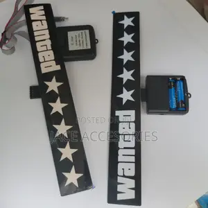 New Glowing Wanted Sticker