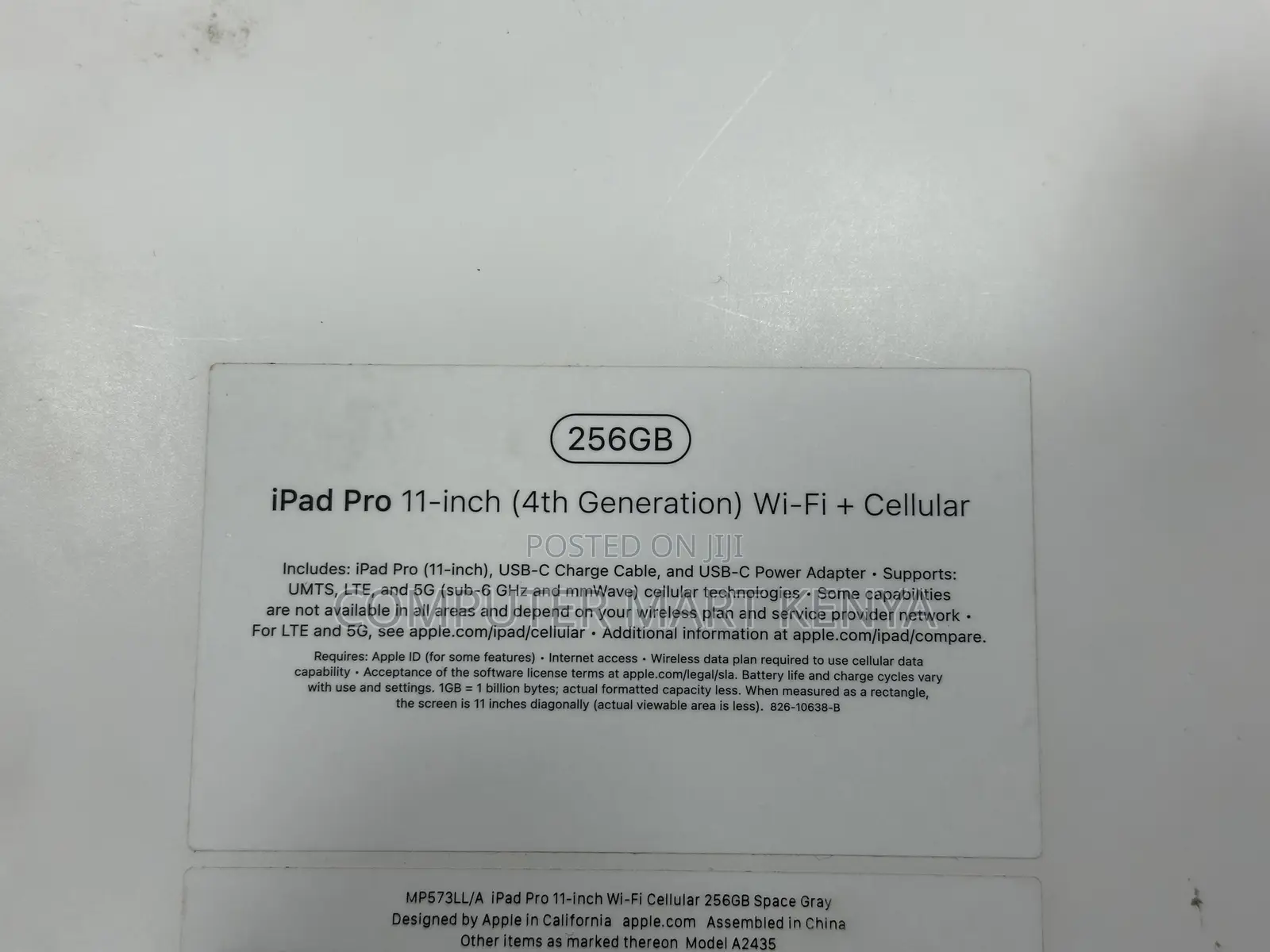 New Apple iPad Pro 11 (2022) 256 GB Gray